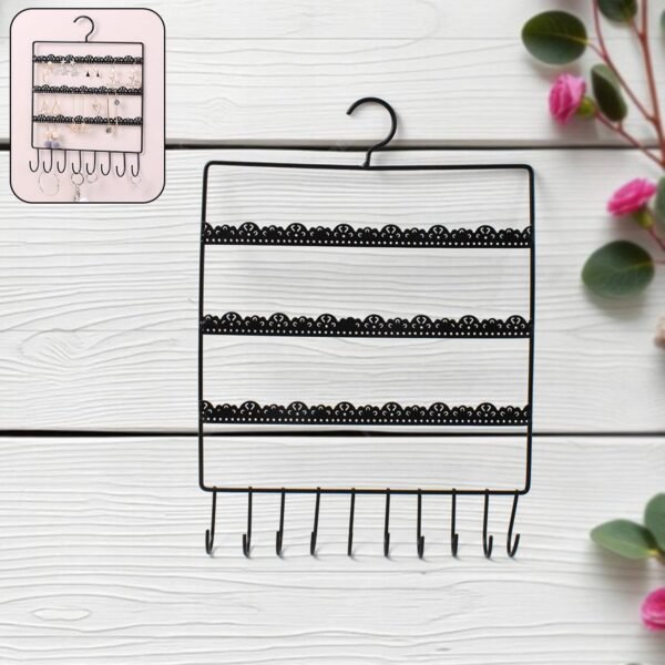 Wall Mounted Earring Organizer – Hanging Jewellery Rack (1 Pc / Mix Size)