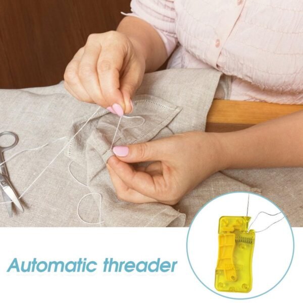 03_c37746c6-4167-4aa7-90ae-59e2a2f943b0.jpg Needle Threader Stylish Comfortable Grip Automatic Threader for Home 1 Pc