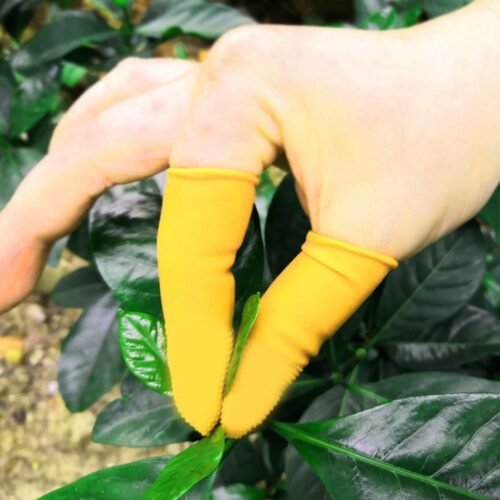 03_c3f5010f-b341-45d0-9aae-fe0f86a30ee1.jpg Finger Caps, Silicone Finger Protectors Sleeves (Finger Cots / 145 Pcs Set Approx)