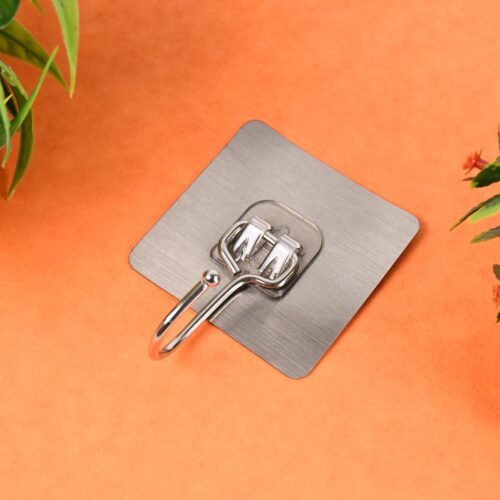 03_c44abb28-c1ff-4fb4-b61c-41b1c08c8450.jpg Large Stainless Steel Self Adhesive Wall Hooks (1 Pc)