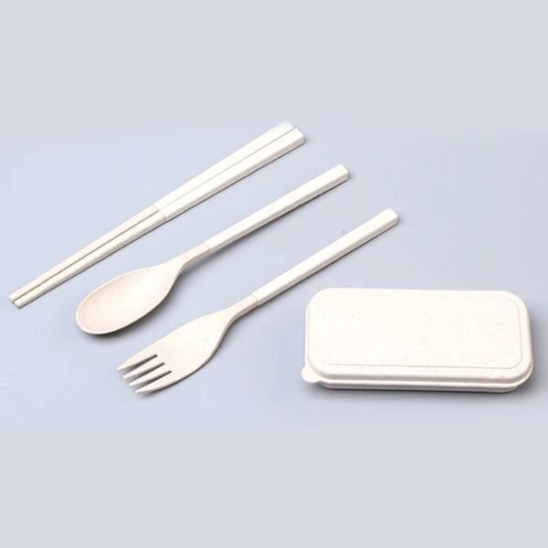 Spoon, Fork, Chopsticks Dinnerware Set 3 Pc
