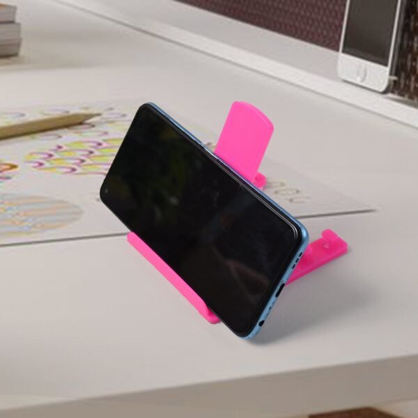 03_c6877401-a333-4ee0-9bc1-259b8ab7e41d.jpg Adjustable Foldable Plastic Mobile Phone Stand Holder (1 Pc)