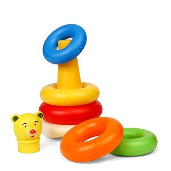 03_c938eb21-c79f-44dd-8e65-18aeaa806a60.jpg Plastic Baby Kids Teddy Stacking Ring Jumbo Stack Up Educational Toy 5pc