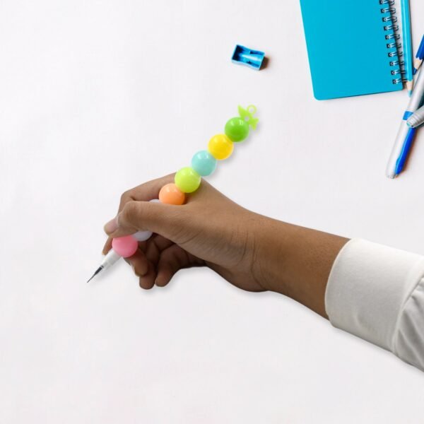 Pearls Pen Set – Multicolor Non-Sharpening Moti Gel Pens for Kids (12 Pc Set)