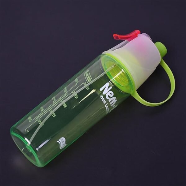 Plastic 2 In 1 Mist Spray Water Bottle (Multicolour / 600 ML / 1 Pc)