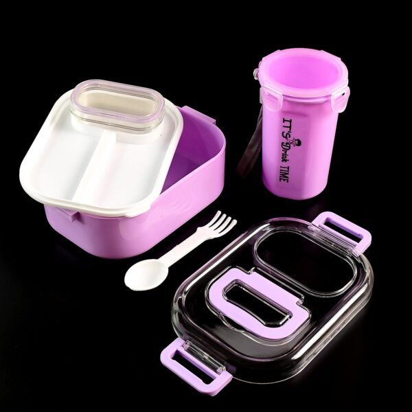 03_ccfe153f-af0c-4e1f-b0d4-ad2c225bfe7d.jpg Multi-Functional 1 Set Leakproof Lunch Box with Cutlery & Tumbler