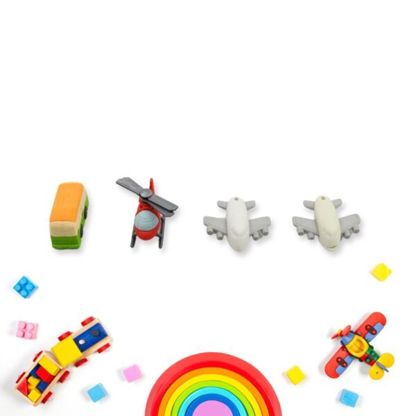 03_d1372a3d-d48f-4de8-8fce-91e10ecdc96e.jpg Vehicle Pattern Eraser School Stationery Use Eraser (4 Pc Set)