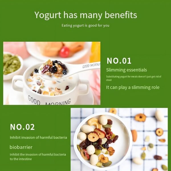 Orange ELECTRONIC YOGURT MAKER, AUTOMATIC YOGURT MAKER MACHINE 1L