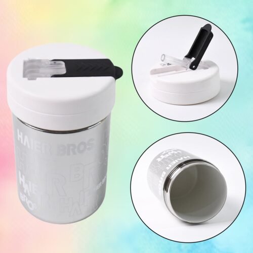 Stainless Steel Tumbler With Lid (510 Ml Approx)