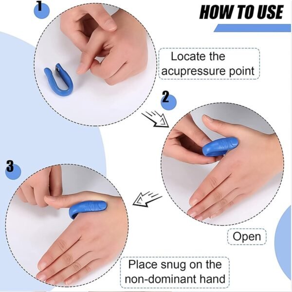 Plastic Magnetic Acupressure Clip, Sugar Clip (1 Pc)