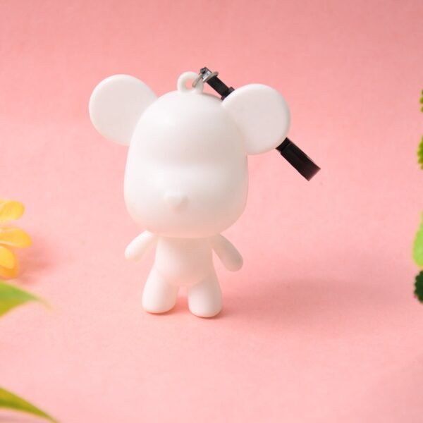 Cute Cartoon Bear Keychain (1 Pc)