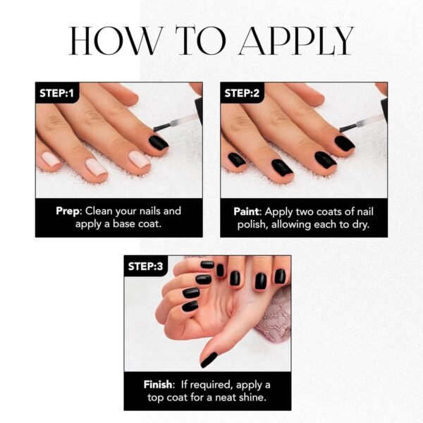 OG Beauty Black Beauty Gel Intense Nail Polish (1 Pc / 10 ML)