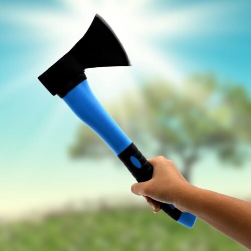 Fiberglass Hatchet Axe with Rubberized Handle (787gm)
