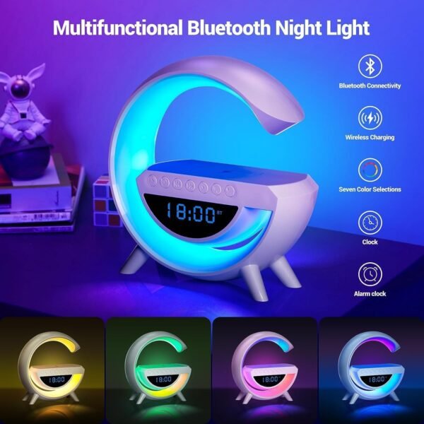 03_d5c5d898-4165-49ea-a86b-01a6a0ed9db5.jpg G Lamp Speaker - 3-in-1 Bluetooth Speaker with Fast Wireless Charging (1 Pc)