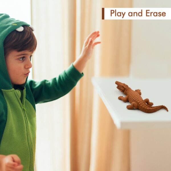 CROCODILE SHAPED ERASERS ANIMAL ERASERS FOR KIDS