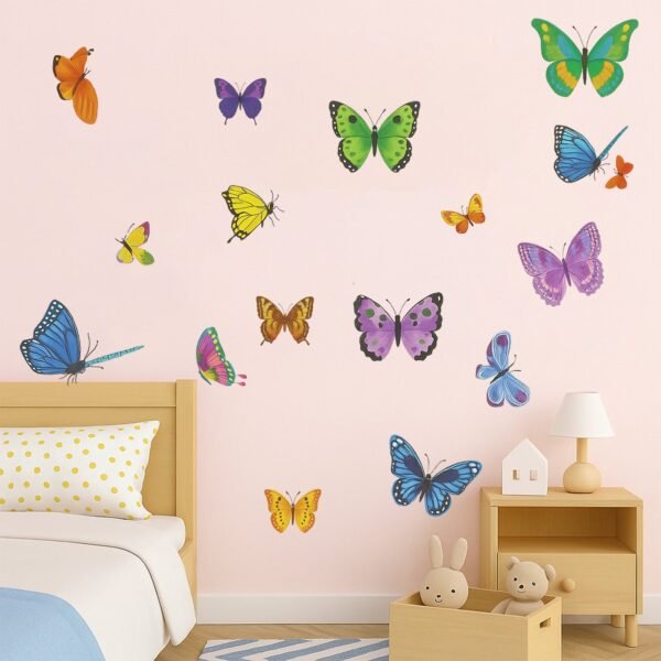 Decorative Mixed Design Wallpaper Stickers Set (1 Pc)