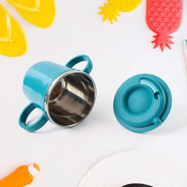 Supermom Kids Sporty Sipper Mug with Straw and Dual Handles Approx 300ml (1 Pc)