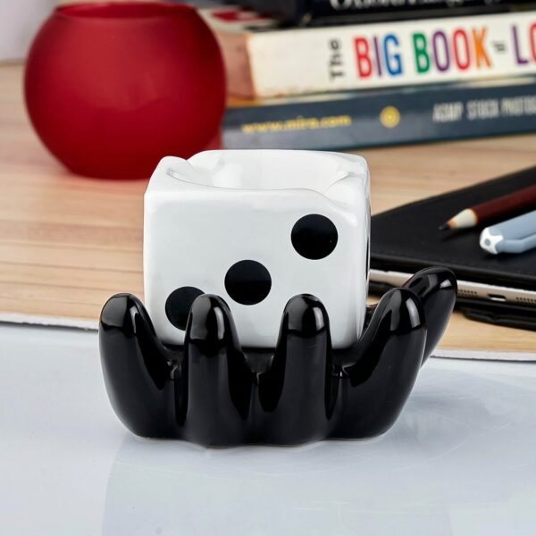 Colourful Smoking Ceramic Ashtray with Retro Vibes