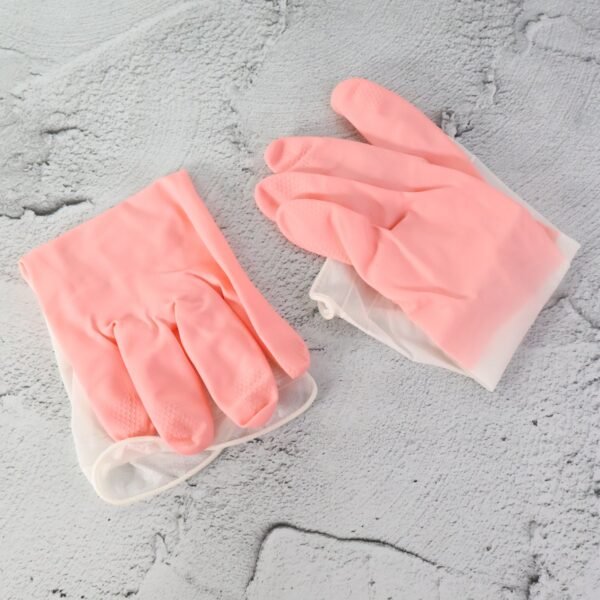Large Size Reusable Household Cleaning Gloves - (1 Pair)