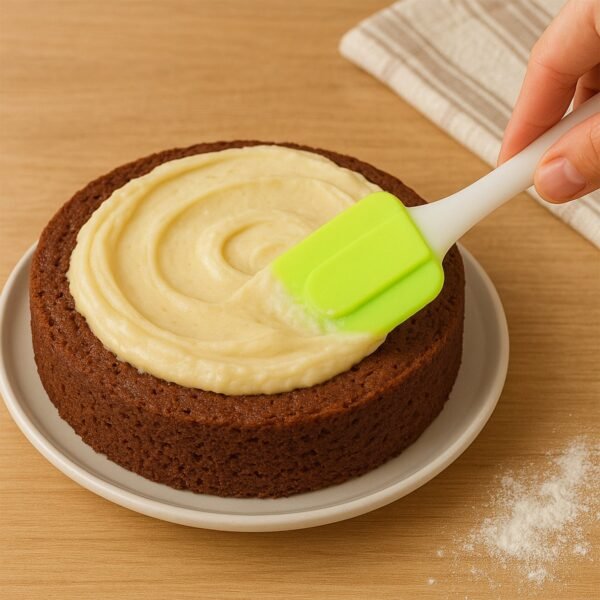 03_e286f543-df88-4a32-85c1-19dd5b1dd765.jpg Silicone Cooking Spatula for Baking (1 Pc / 18 Cm / Mix Color)
