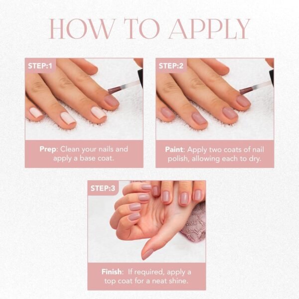 OG Beauty Pastel Peach Gel Intense Nail Polish (1 Pc / 10 ML)