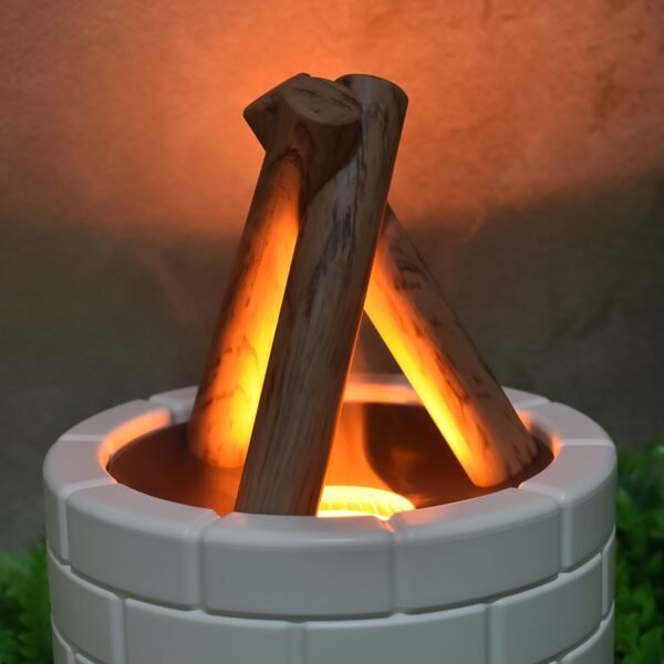 Bonfire Shaped Diffuser Essential Oil Diffuser Multi Function Flame Oil (1 Pc)