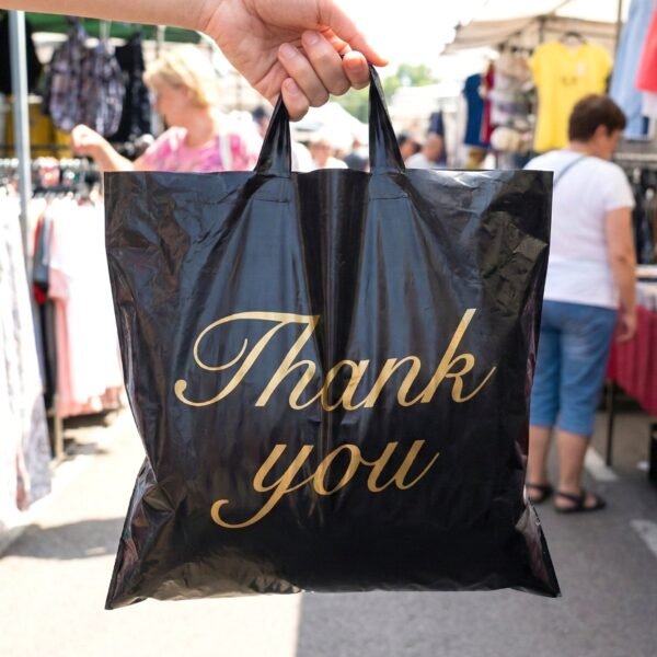 Premium Thank You Printed Carry Bag (25×34 Cm, 1 Pc)
