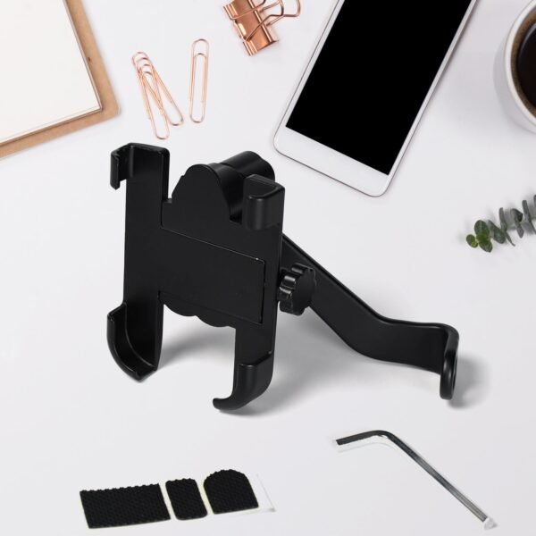 Mobile Phone Holder  View Mirror Mount Solid Metal Cradle for Bike and Phones