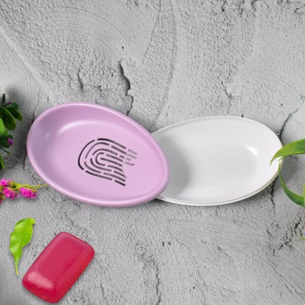 Plastic Soap Dish with Drain, Soap Holder Double-layer ,Sabudani (1 Pc)