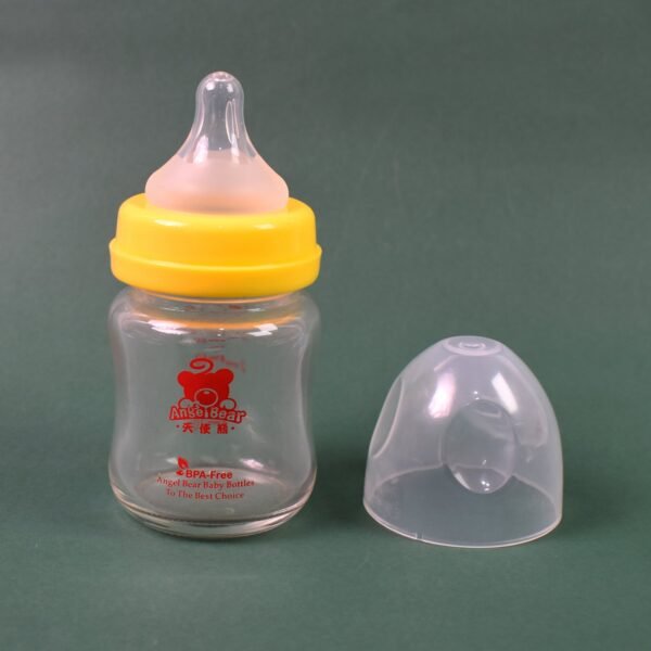 03_f1a07425-67fe-4039-9f7a-5cae6f099f19.jpg Glass Baby Feeding Bottle (120 ML / 1 Pc)