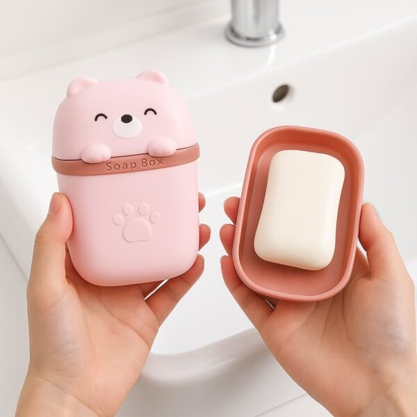 03_f1b5522a-4722-4082-9a00-5a5921b62ddf.jpg Cute Bear Shaped Soap Case ,Sabudani (1 Pc)