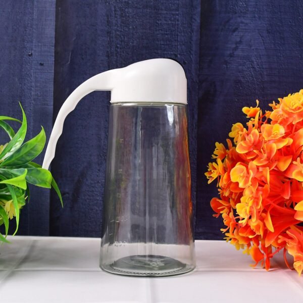 Kitchen Glass Oil Bottle Dispenser Automatic Opening Bottles  630 ML