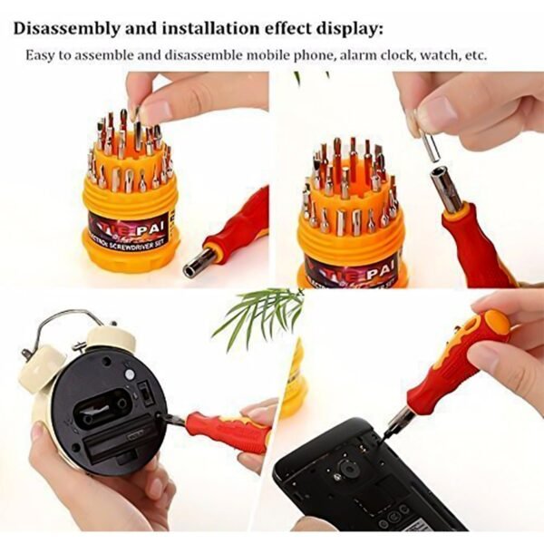 31in1 Magnetic Screwdriver Set with 30 Bits Professional Tool Kit (4 Pc Set)