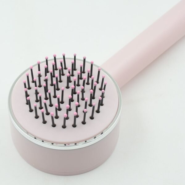 Air Cushion Massage Brush with Long Handle & Self-Cleaning Detangling Comb