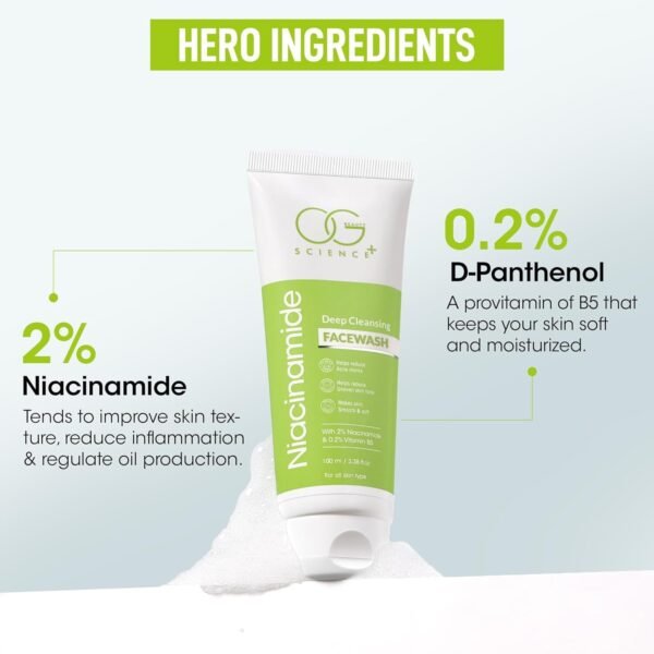 OG Beauty Niacinamide Deep Cleansing Facewash - (1 Pc / 100Ml)