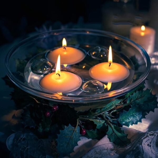03_f91a0843-5d3a-45c9-ac14-6b188ba2aa27.jpg Floating Candle Holder (1 Pc): Romantic Ambiance, Table Decor, Diwali