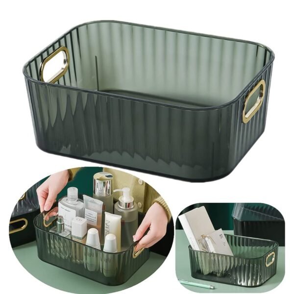 03_f9ad2908-2e5a-46e7-a142-b817bb7ce4d0.jpg Premium Ribbed Transparent Storage Basket
