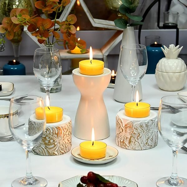 Tealight Diwali Candle – Smokeless, Long-Burning, Mix Color (1 Pc)