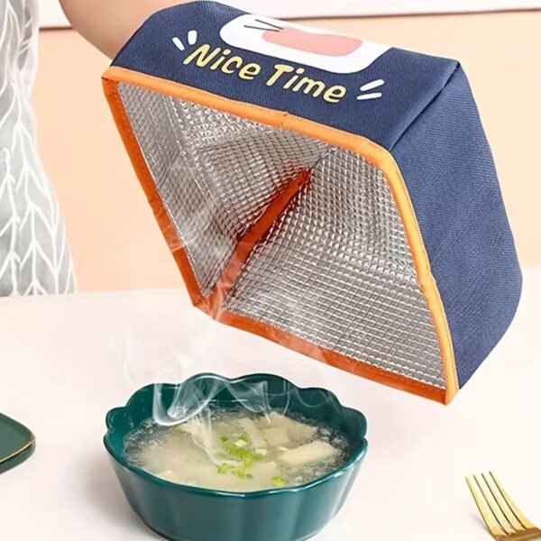 Reusable Fabric Food Cover (19 × 19 Cm, 1 Pc)