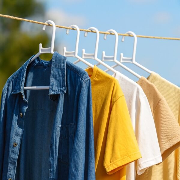 Plastic Clothes Hangers – Set of 6