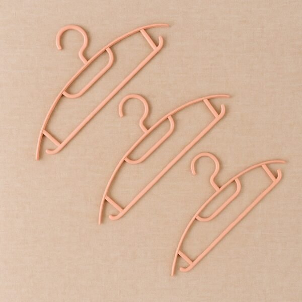 Ganesh Set of 6 Durable Plastic Cloth Hangers