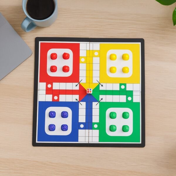 03_ludo.jpg Pocket Ludo Travel Board Game - (1 Set)