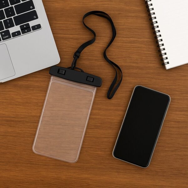 03_mobile-cover.jpg Transparent Waterproof Mobile Cover Pouch (1 Pc)