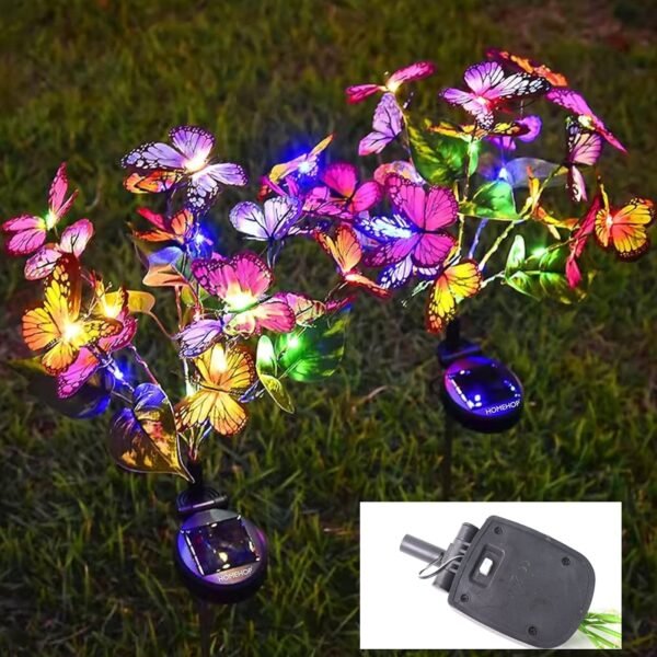 03_night-led.jpg Solar-Powered LED Butterfly Garden Flower Light