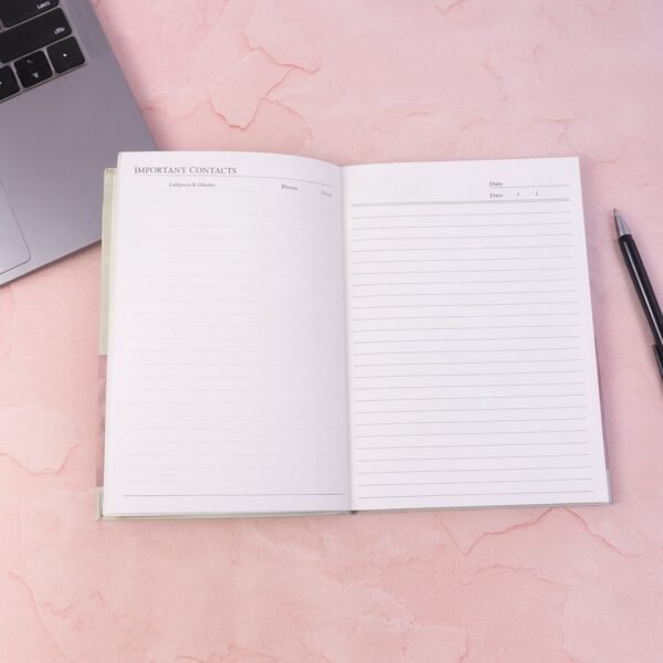 03_notebook.jpg Hardbound Diary & Notebook (1 Pc / 100 Pages / 240x180mm)