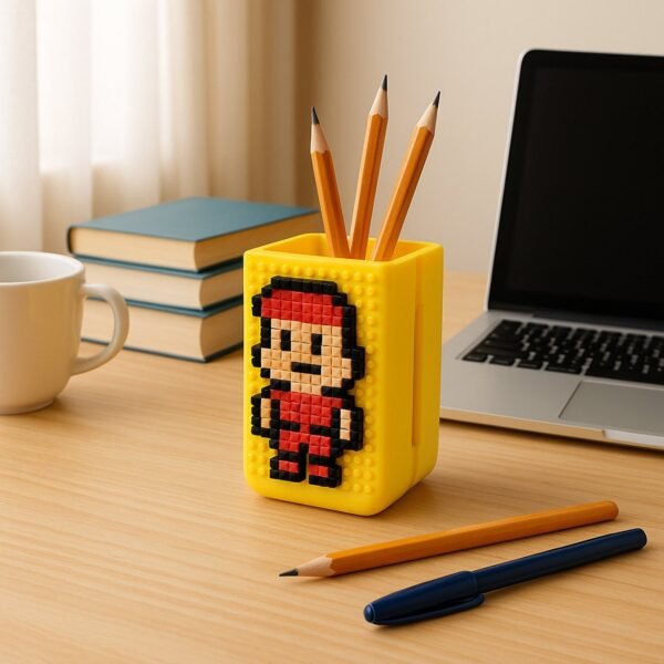 03_pencil-holder.jpg DIY Pixel Art Pen Stand with Building Block Set