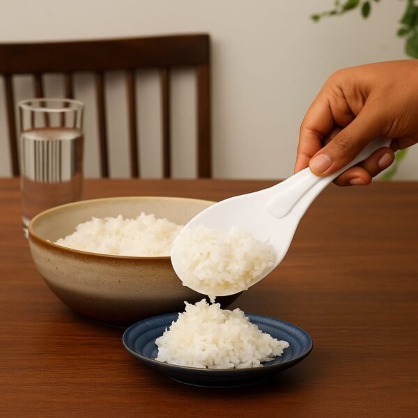 03_rice-spoon.jpg Plastic Non-Stick Rice Serving Paddle (1 Pc)