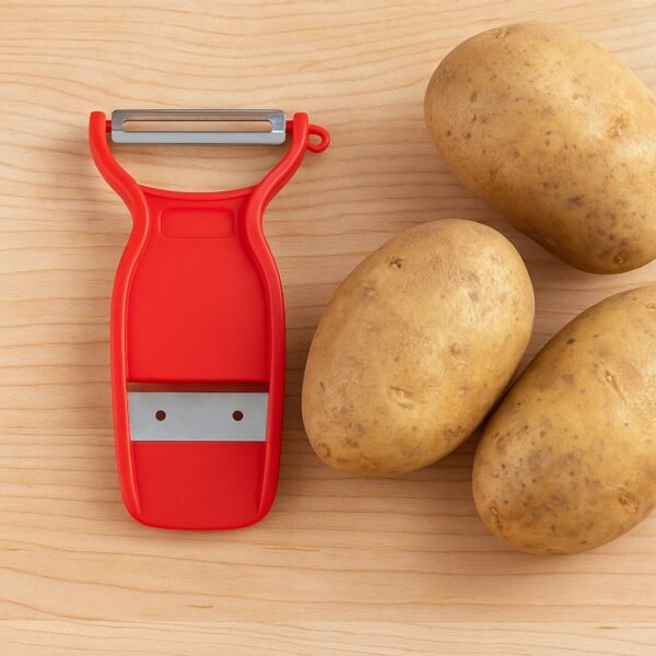 Supermom Swiss 2-in-1 Slicer & Peeler with Ultra Sharp Stainless Steel Blades