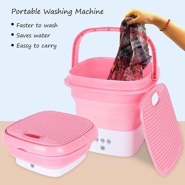 Foldable Electric Washing Bucket (1 Pc)