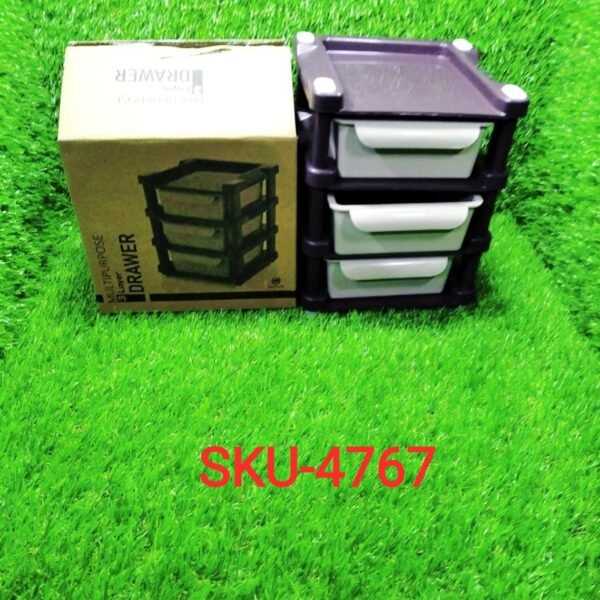 Mini 3 Layer Drawer Used for storing makeup equipment’s and kits used by women’s
